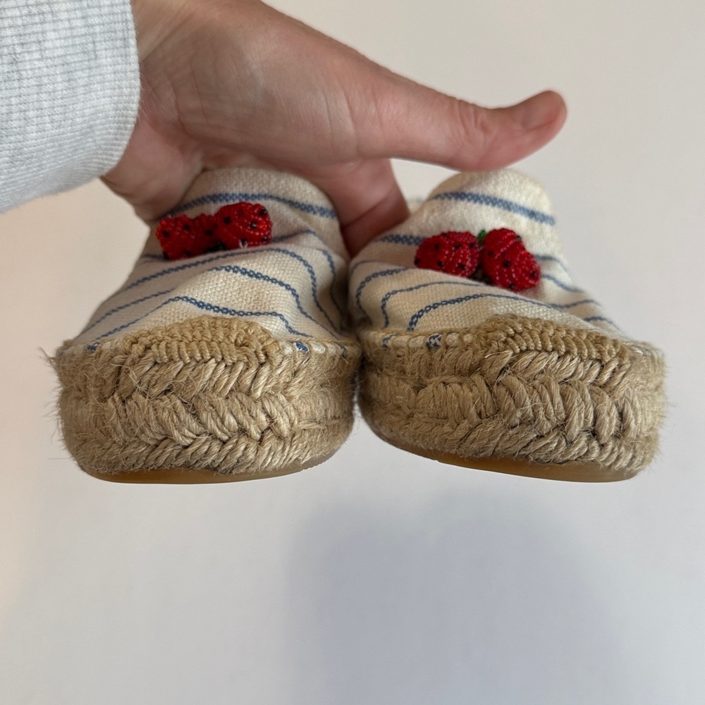 Soludos Striped Strawberry Platform Espadrilles Women’s 5.5 Euc — image 7 of 8